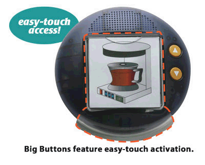 Both Big Buttons with Go Talk Overlay Software