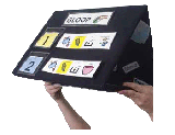 Trifold Literacy-Choice Board, Large, Black