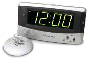 Sonic Alert Dual Alarm Clock (one alarm settings)