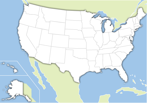 USA map