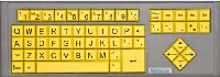 image of Big Keys Yellow Keyboard