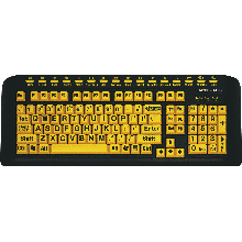 High Contrast and Large Key Keyboards for accessible use