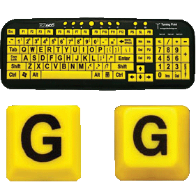 link to high contrast keyboard-keyguard combinations