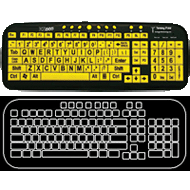 High Visibility USB Keyboard-Keyguard Combo