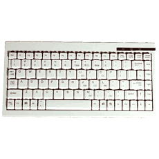 image of White AT/PS2 Mini Keyboard