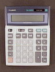 large key calculator with keyguard