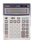 large key calculator with keyguard