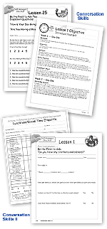 Conversation Skills Curriculum