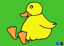 image of happy duck cause and effect switch accessible early learning software