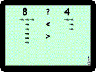 screen shot of Early Learning III: More Than/Less Than - Number Comparison - Levels 6-7