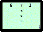 screen shot of Early Learning III: More Than/Less Than - Number Comparison - Levels 8-9