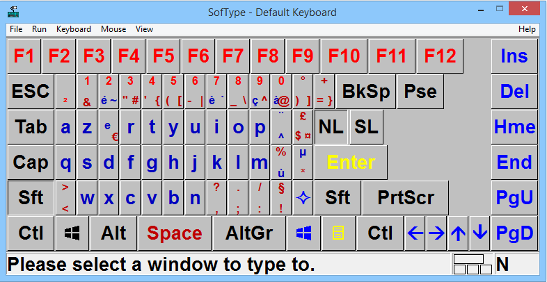 French keyboard layout