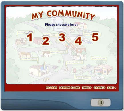 screen shot of Social Skill Builder - My Community