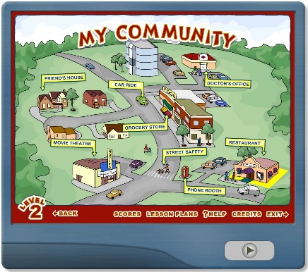 screen shot of Social Skill Builder - My Community 