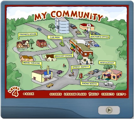 screen shot of Social Skill Builder - My Community 