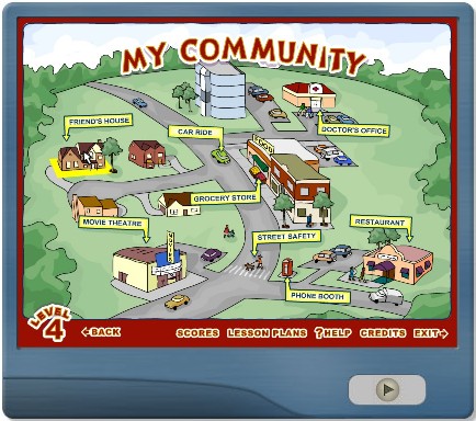 screen shot of Social Skill Builder - My Community