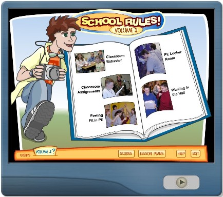 screen shot of Social Skill Builder - School Rules Volume 1