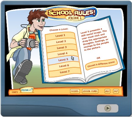 screen shot of Social Skill Builder - School Rules Volume 1