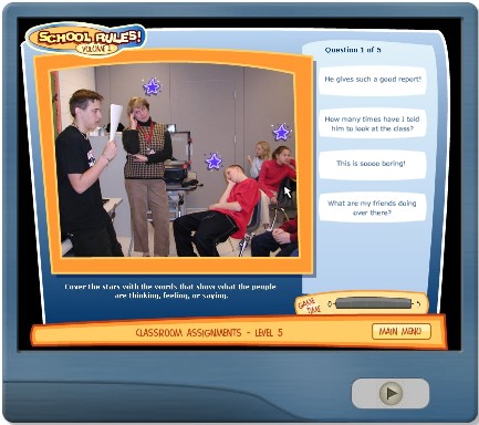 screen shot of Social Skill Builder - School Rules Volume 1 - Demo