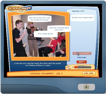 screen shot of Social Skill Builder - School Rules Volume 1 - Demo