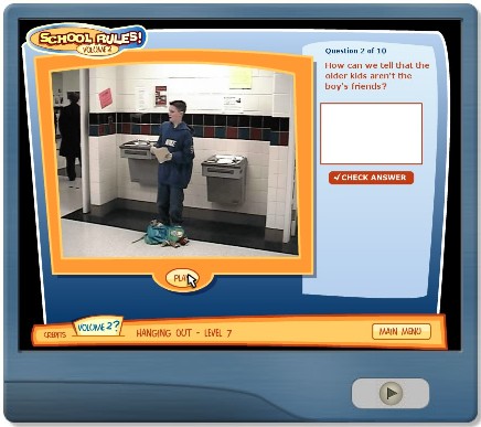 screen shot of Social Skill Builder- School Rules- Volume 2- Demo
