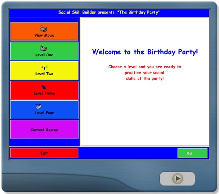 screen shot of Social Skill Builder- The Birthday Party- Demo