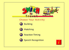 screen shot of Switch On Travel early learning software