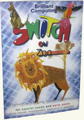 link to and image of Switch On Zoo cause and effect switch accessible early learning software