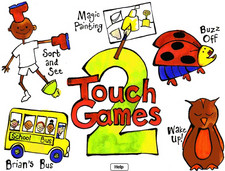 screen shot of Touch Games 2 touch screen software