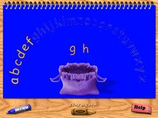 screen shot alphabet track software