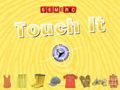 link to and image of Touch It Clothes touch screen game