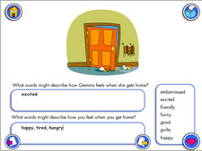 screen shot of "The Just Like..." Series life skills software