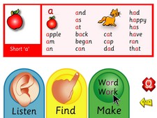 screen shot of Phonics 4