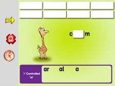 screen shot of Phonics 4