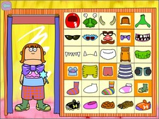 screen shot of Beep! early learning animated paint software for learning computer and spatial orientation skills