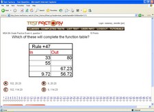 screen shot of Test Factory - Middle School