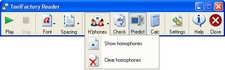 screen shot of Reader