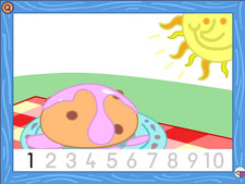 123 CD elementary school math software screen shot