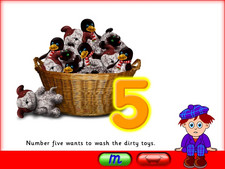 Fizzy's First Numbers Math Software screen shot