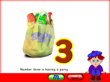 Fizzy's First Numbers Math Software screen shot