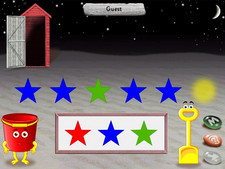 Bucket and Spade early learning software screen shot