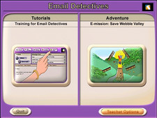 screen shot of Email detectives