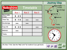 screen shot of Captain Coordinate geography, number, map, and computer skill software