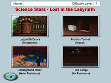 screen shot of Science Stars Lost in the Labyrinth