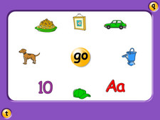screen shot of Memory Skills early learning switch accessible education software