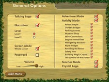 screen shot of Crystal Rainforest V2 software whichh helps learn problem solving, numeracy, estimation, and planning skills and more