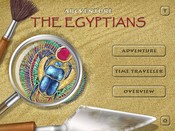 screen shot of Arcventure The Egyptians software program about ancient egyptian history, excavation, and pyramids