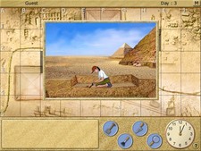 screen shot of Arcventure The Egyptians software program about ancient egyptian history, excavation, and pyramids