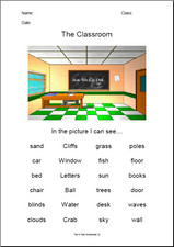 screen shot of Tell a Tale early learning language reading software