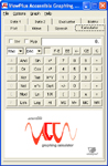 screen shot of accessible graphing calculator braille software